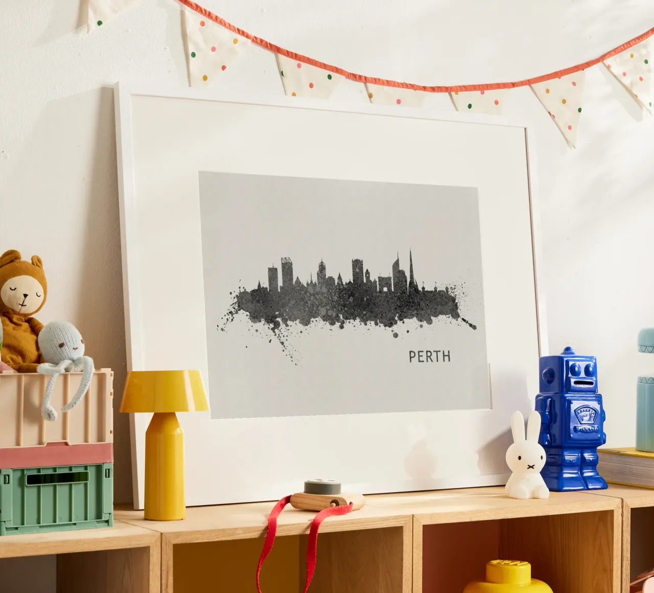 Perth Australia poster con telaio in plastica da Travelstudio