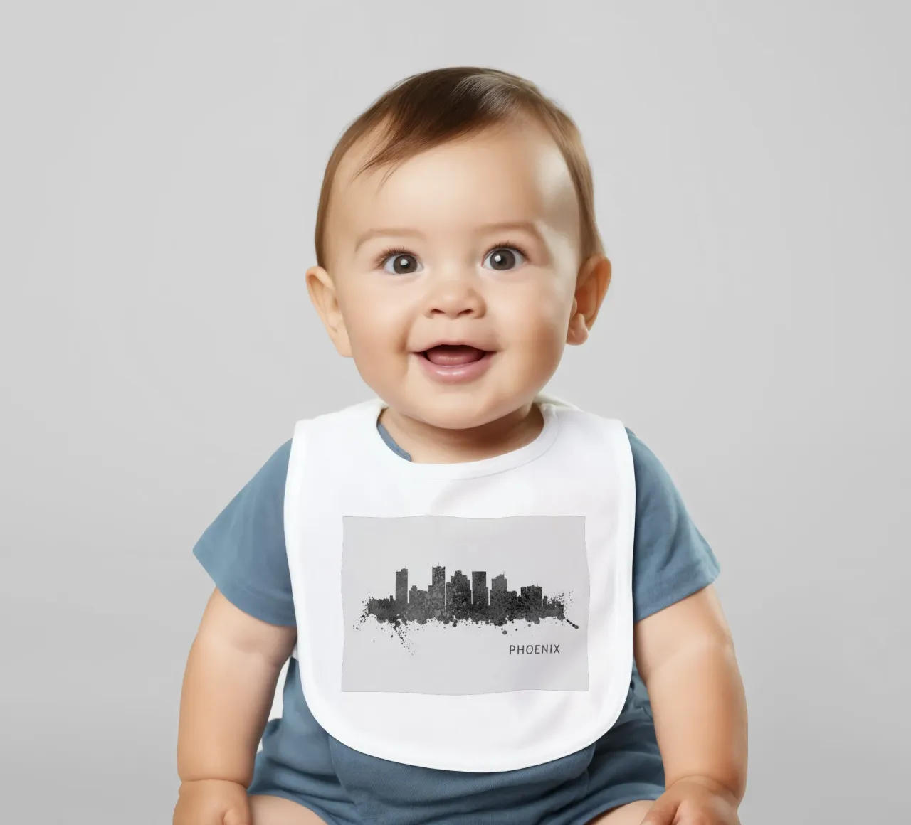 Phoenix Arizona baby bib by Travelstudio