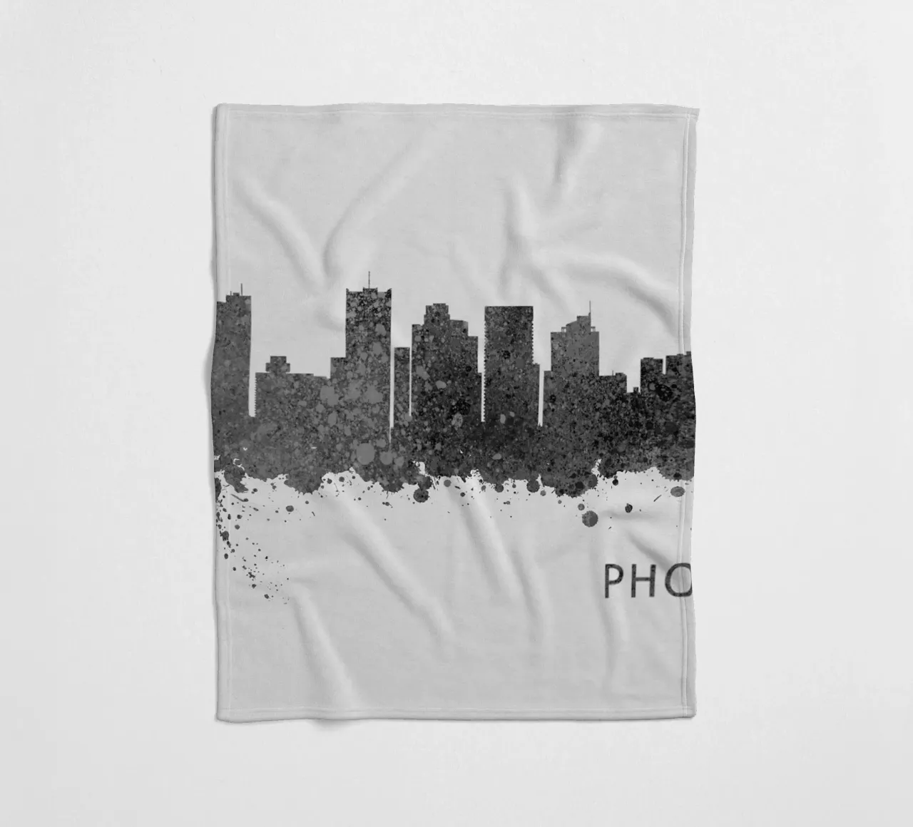 Phoenix Arizona fleece blanket by Travelstudio