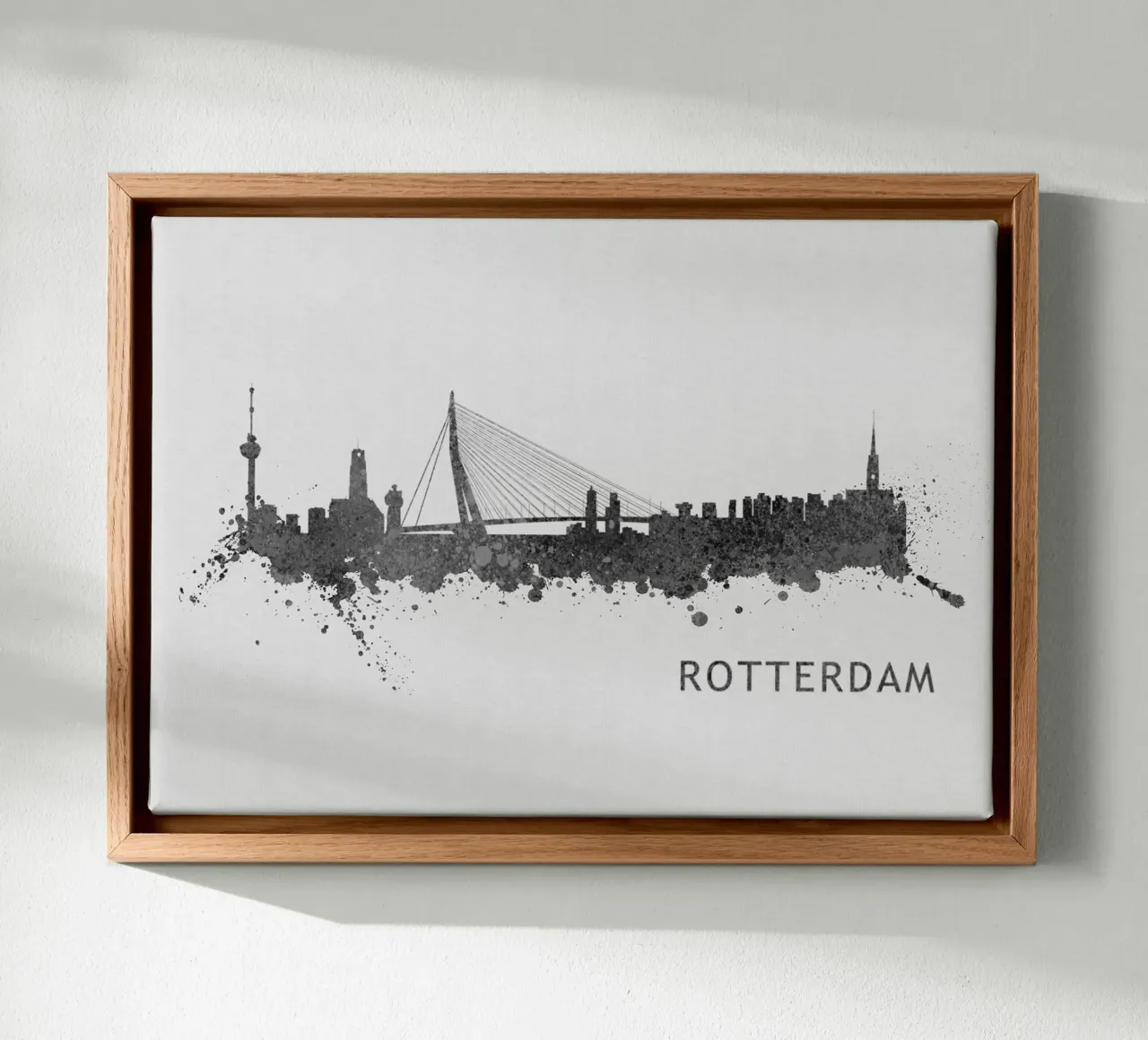 Rotterdam Netherlands tela con Cornice a cassetta da Travelstudio