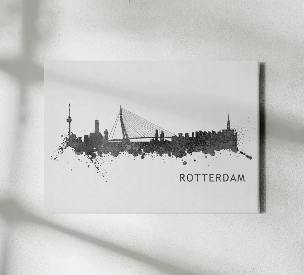 Rotterdam Netherlands tela con Cornice a cassetta da Travelstudio