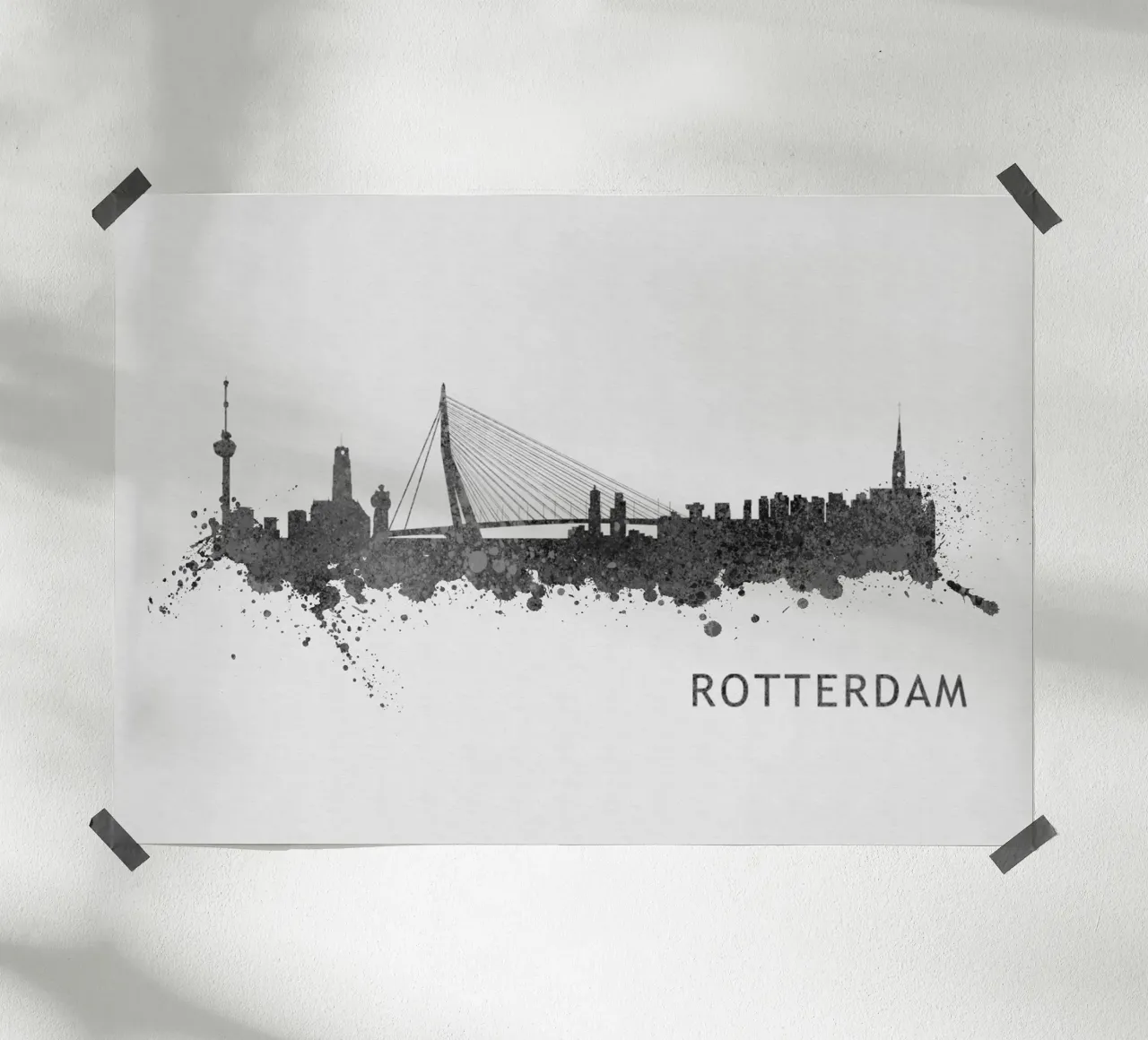 Rotterdam Netherlands carta hahnemühle da Travelstudio