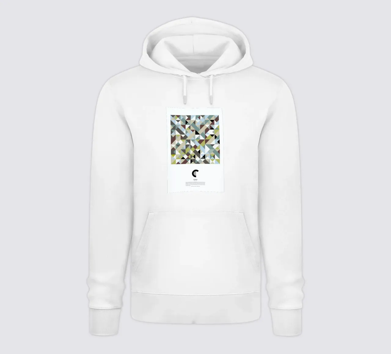 C - Cubism felpa con cappuccio da The True Type