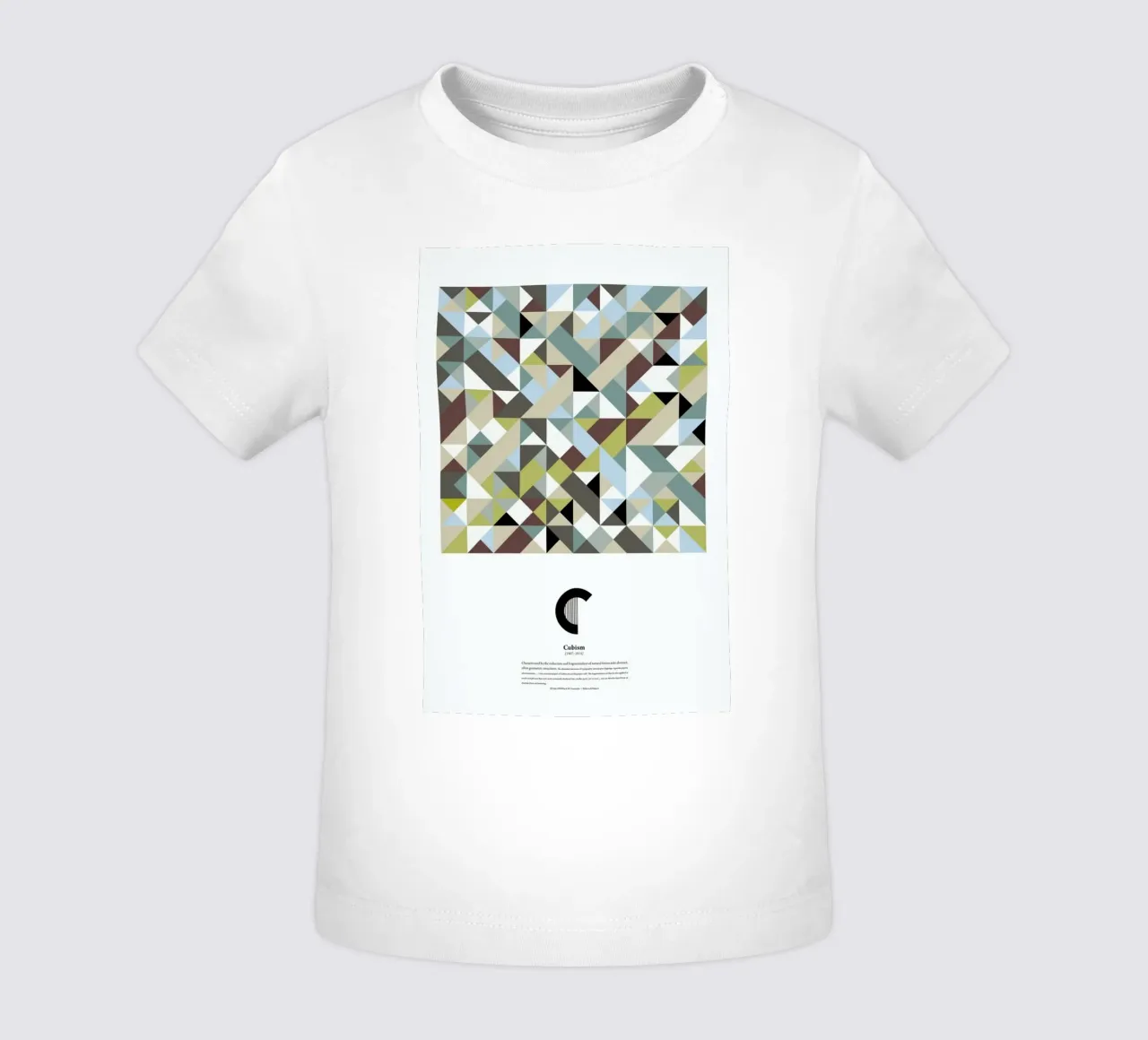 C - Cubism maglietta neonato da The True Type