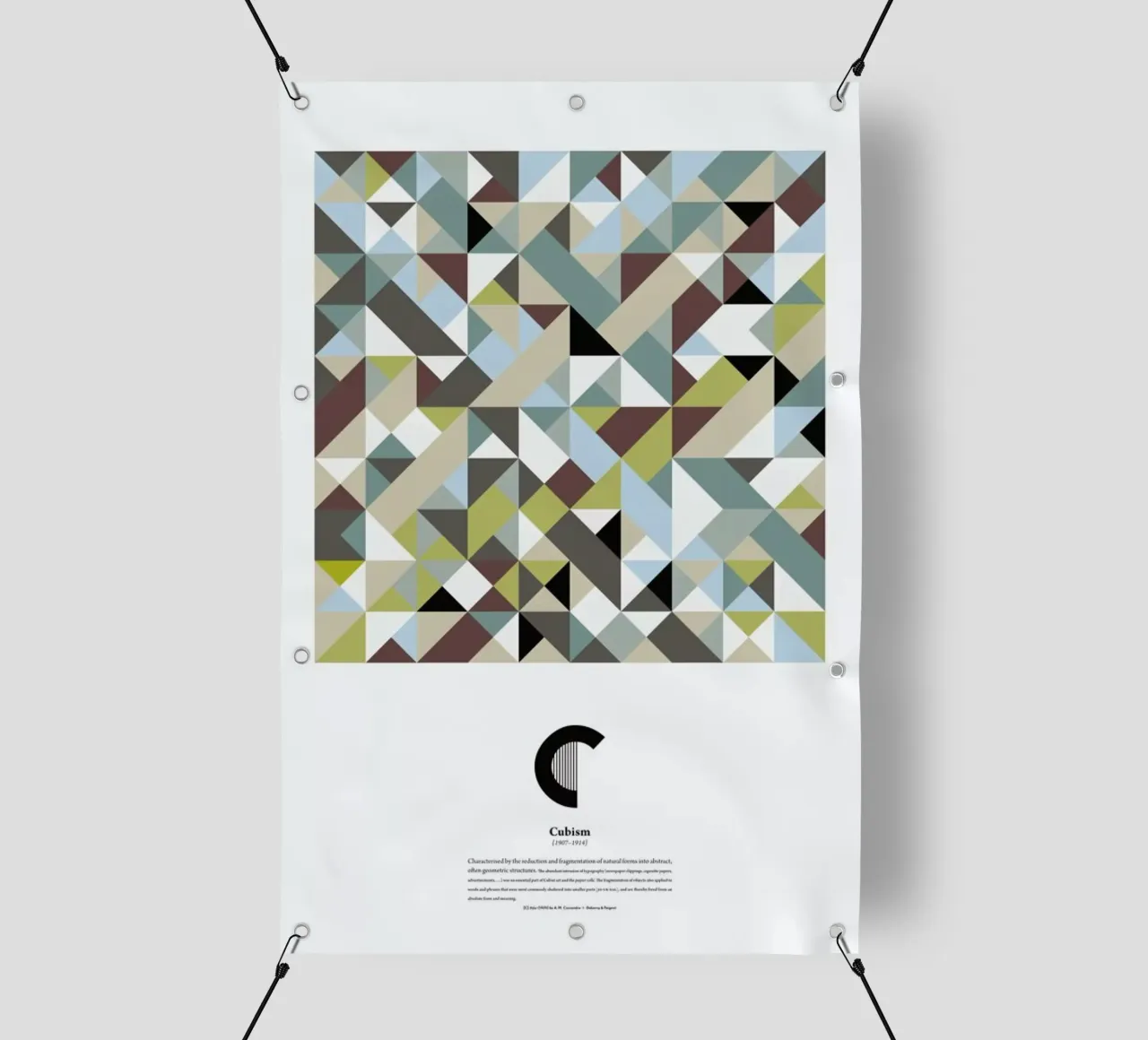 C - Cubism telo in pvc da The True Type