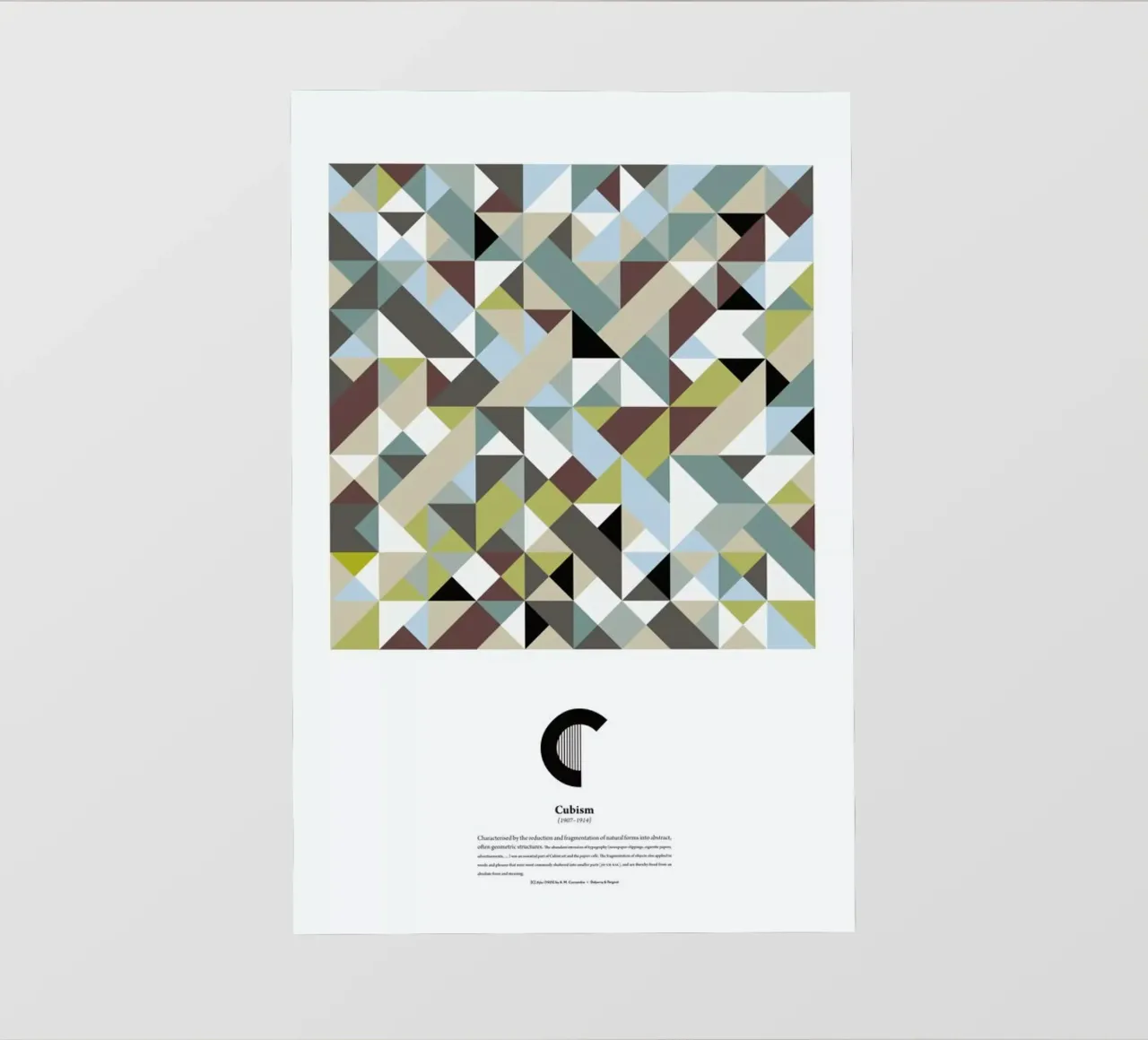 C - Cubism telo in pvc da The True Type