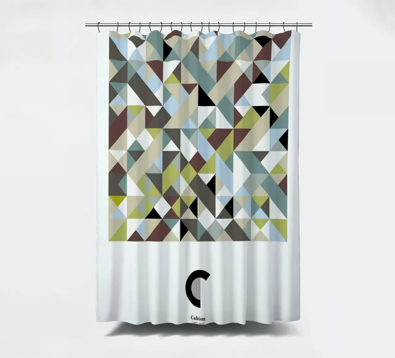 C - Cubism tenda da doccia da The True Type
