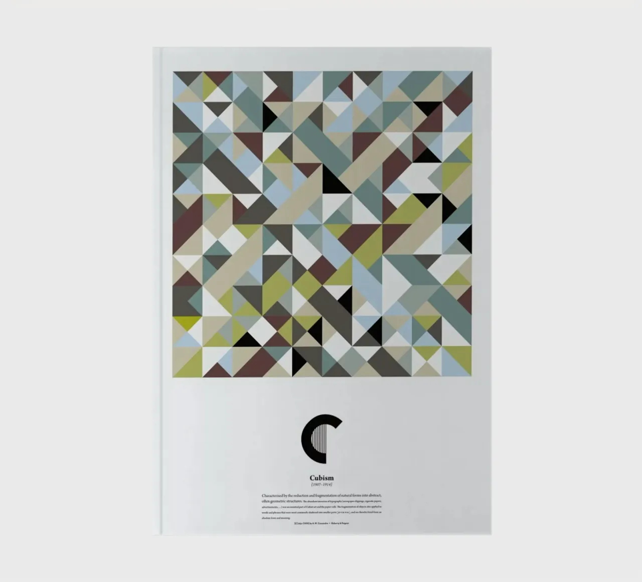 C - Cubism notebook by The True Type