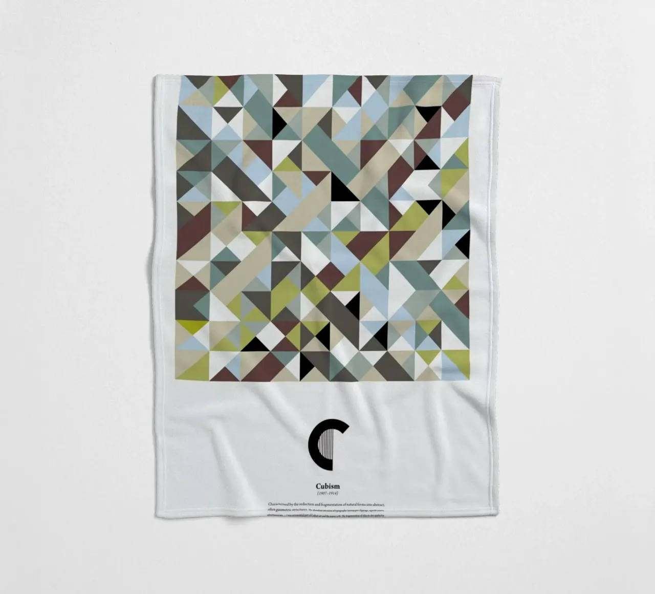 C - Cubism coperta in pile da The True Type