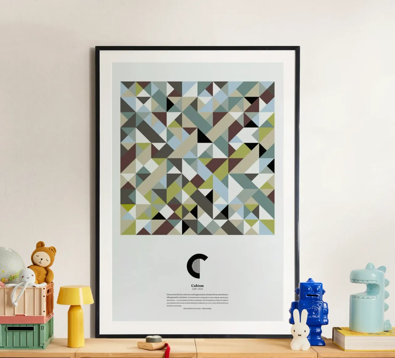C - Cubism poster da The True Type