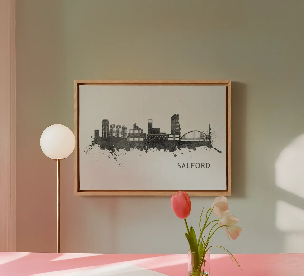 Salford England tela con Cornice a cassetta da Travelstudio