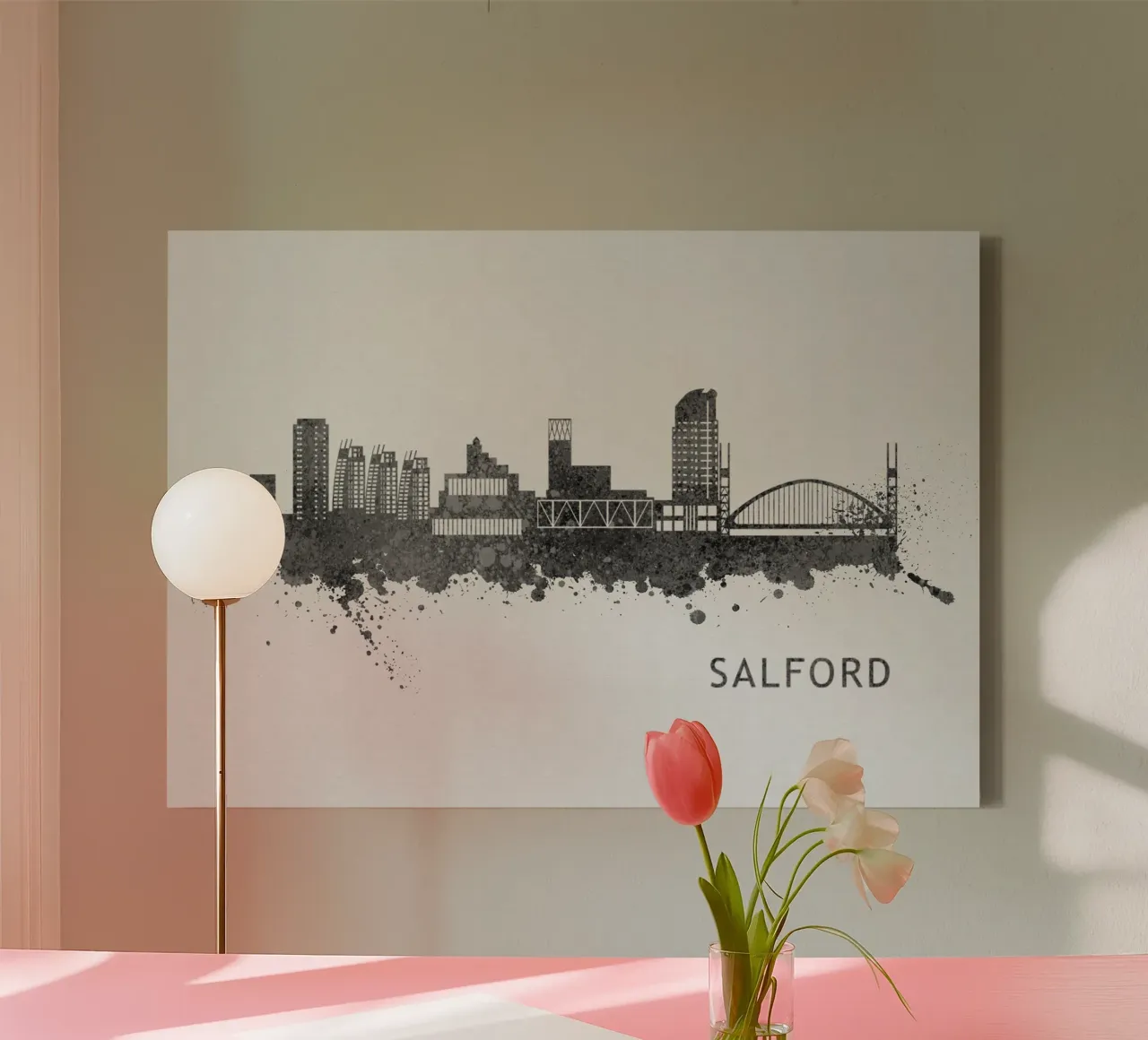 Salford England tela con Cornice a cassetta da Travelstudio