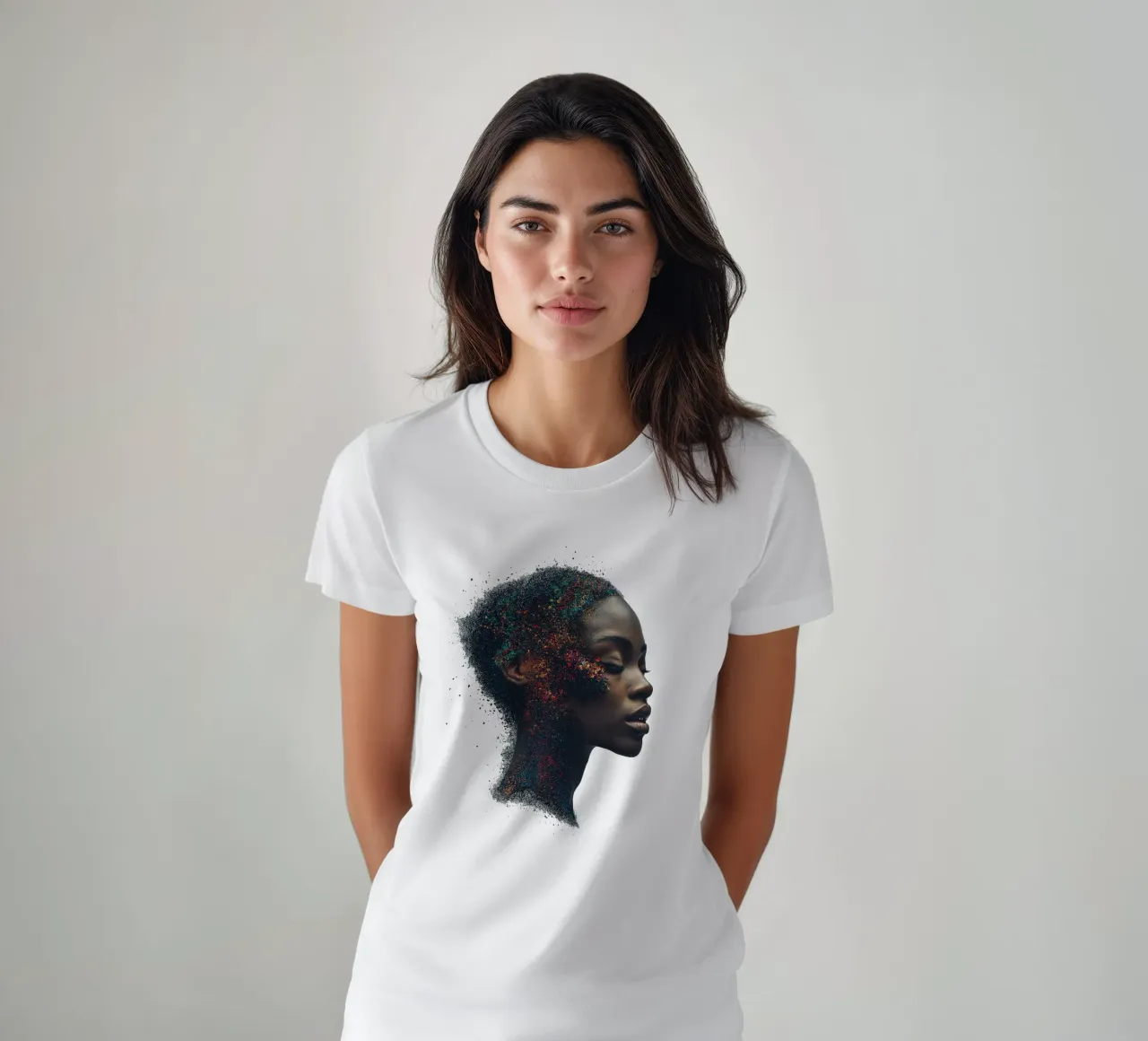 Mente colorata e audace t-shirt da Motivate-Today
