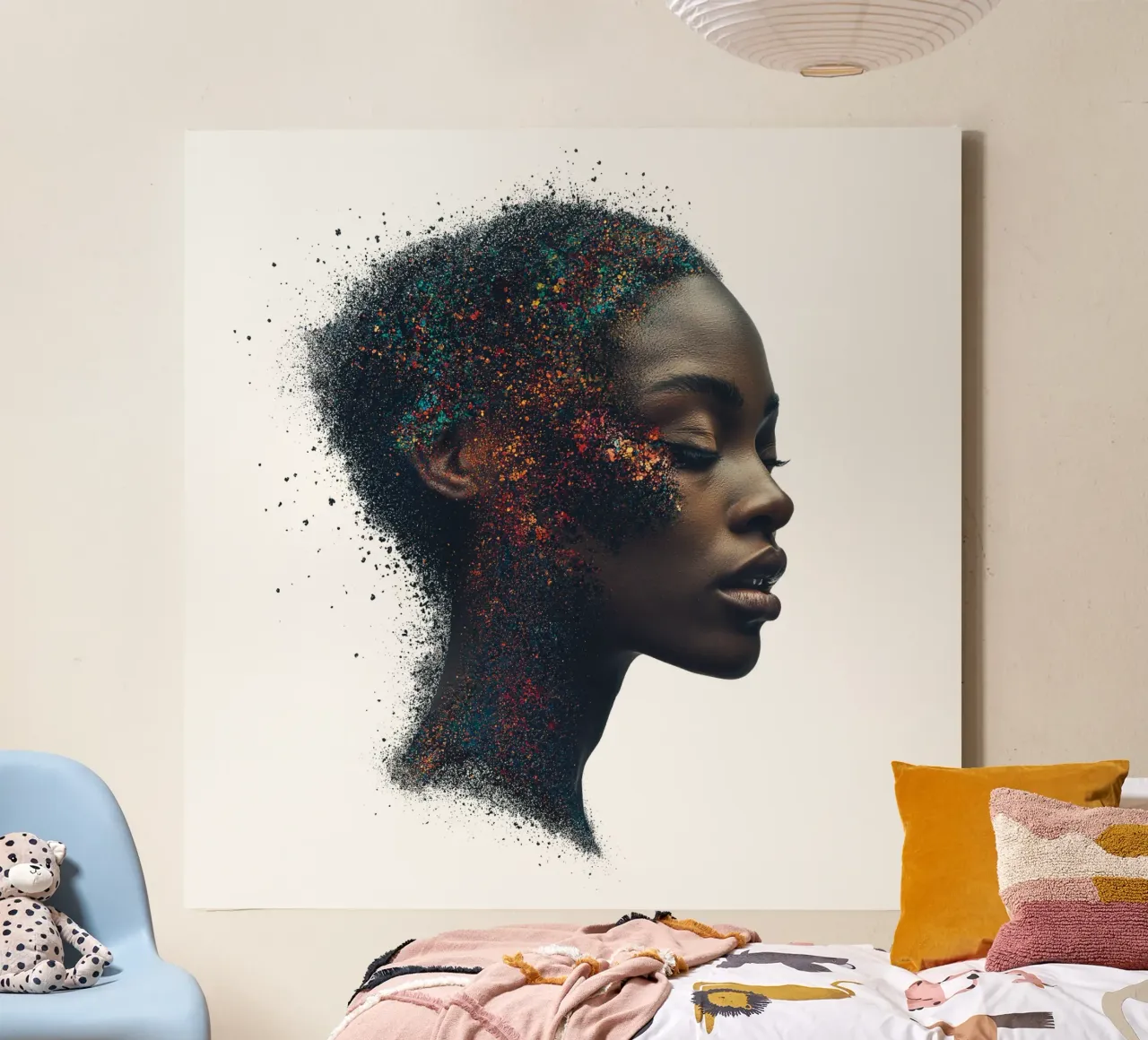 Mente colorata e audace tela da Motivate-Today