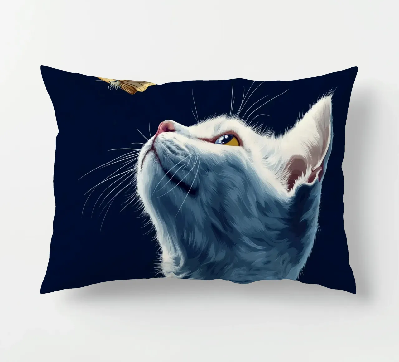 Gatto e farfalla cuscino da Motivate-Today