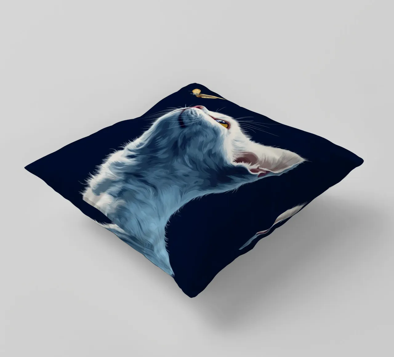 Gatto e farfalla cuscino da Motivate-Today