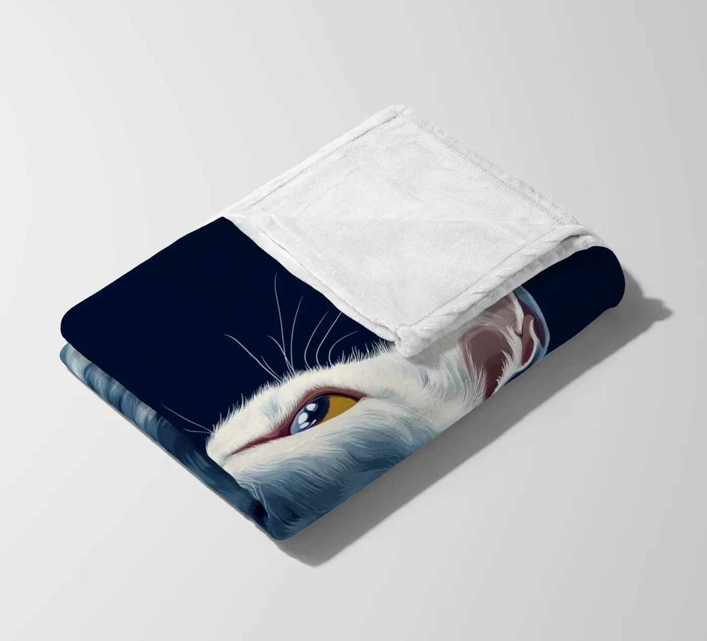 Gatto e farfalla coperta in pile da Motivate-Today