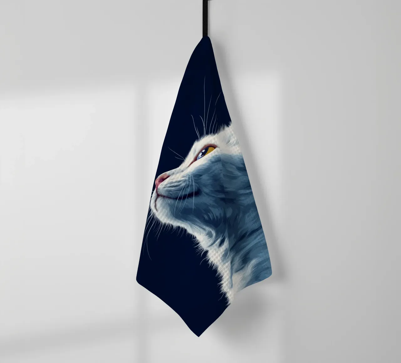 Gatto e farfalla canovaccio da cucina da Motivate-Today