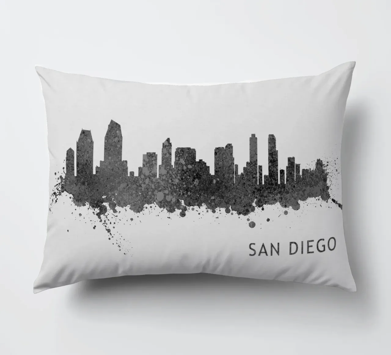 San Diego California decorative cushion by Travelstudio