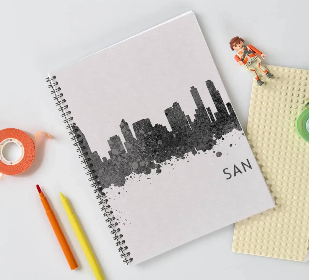 San Diego California spiral notebook by Travelstudio