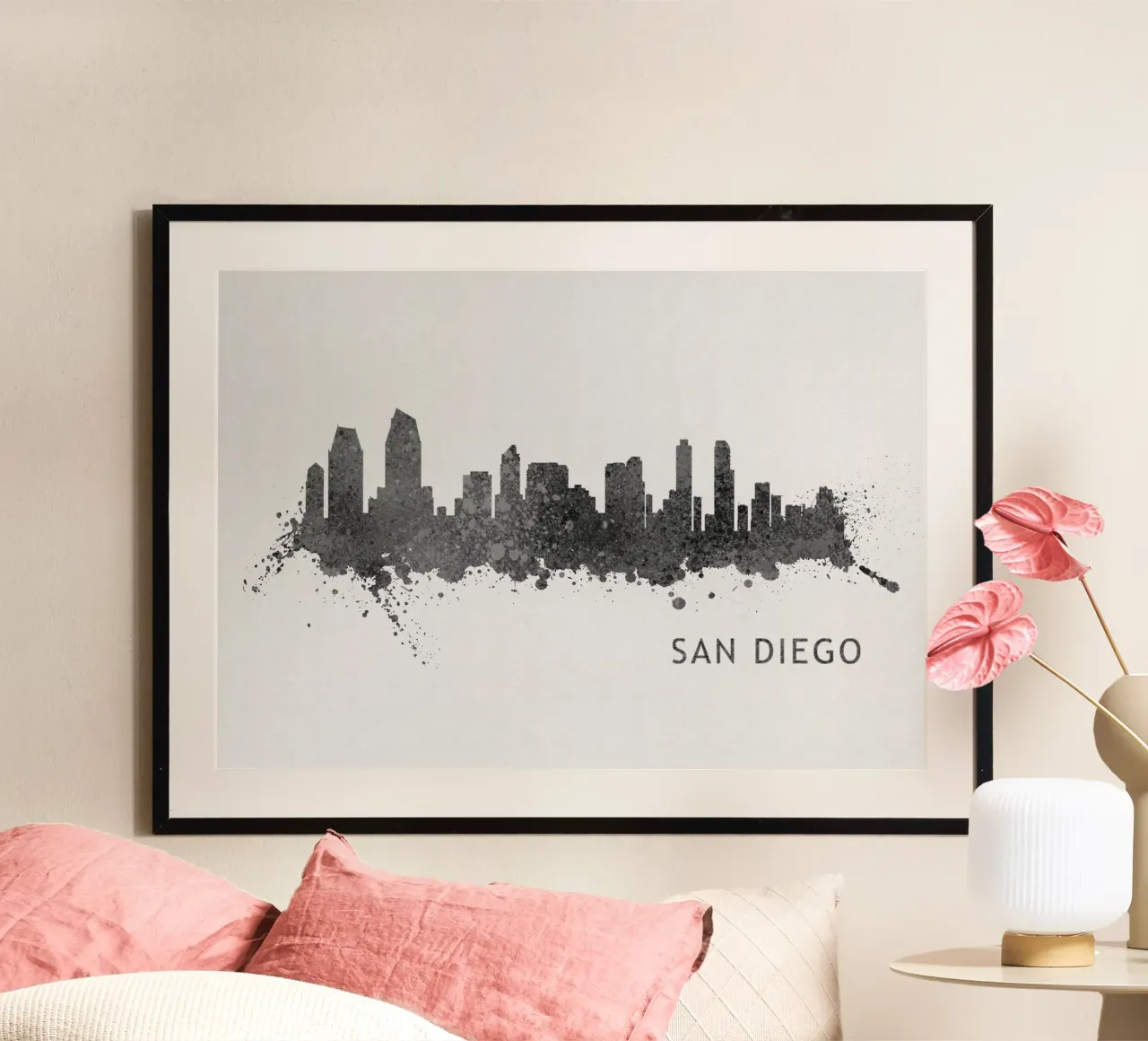San Diego California poster by Travelstudio