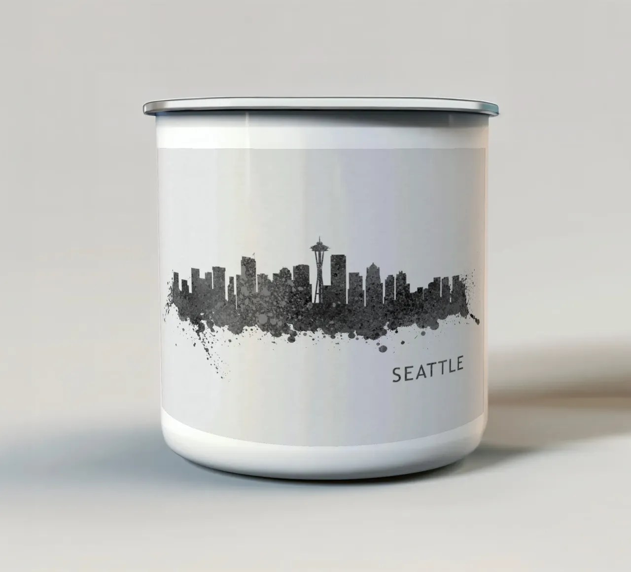 Seattle Washington tazza in smalto da Travelstudio
