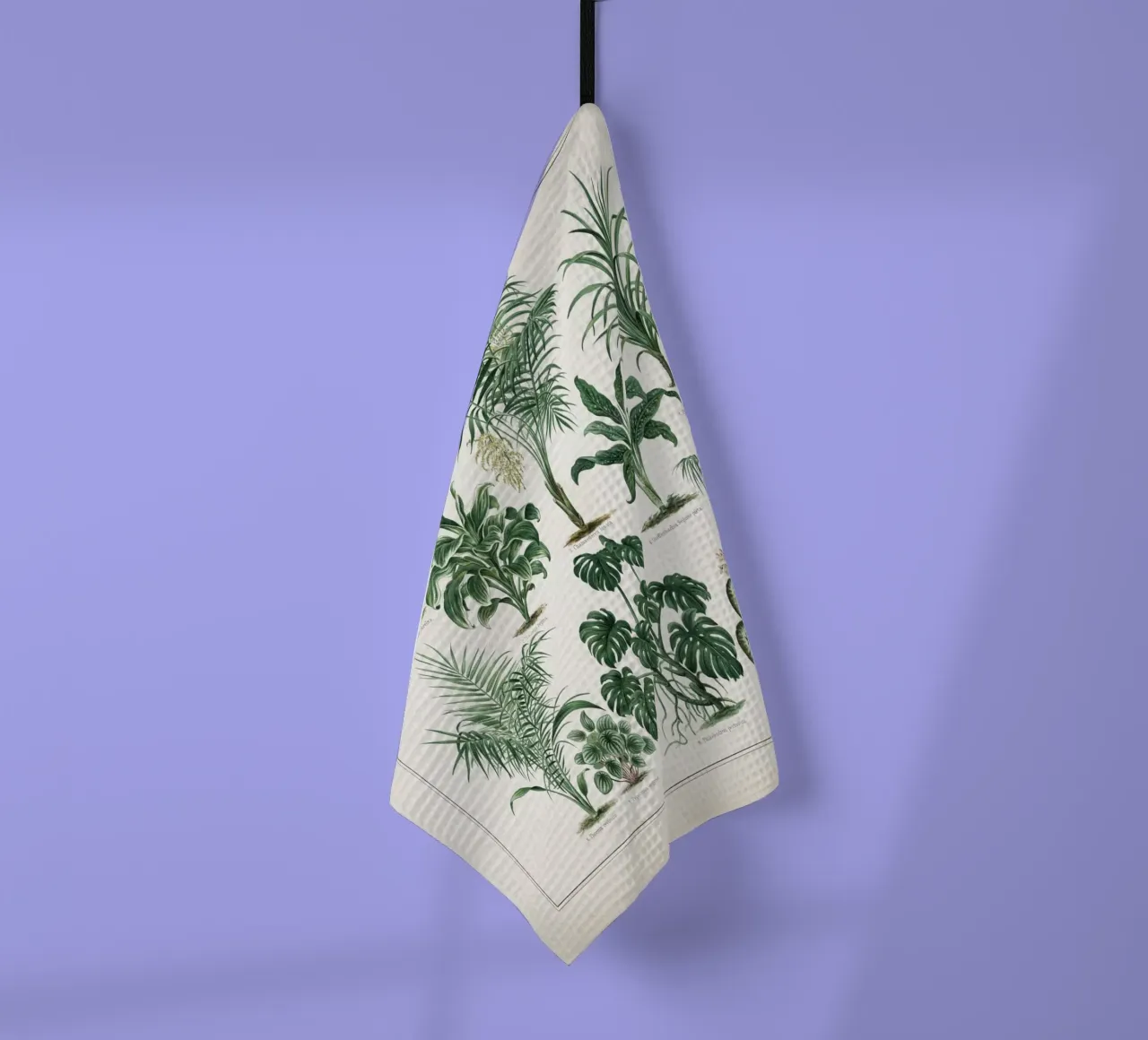 Vintage Meyers 1 Blattpflanzen 1 tea towel by Vintage Print Collection