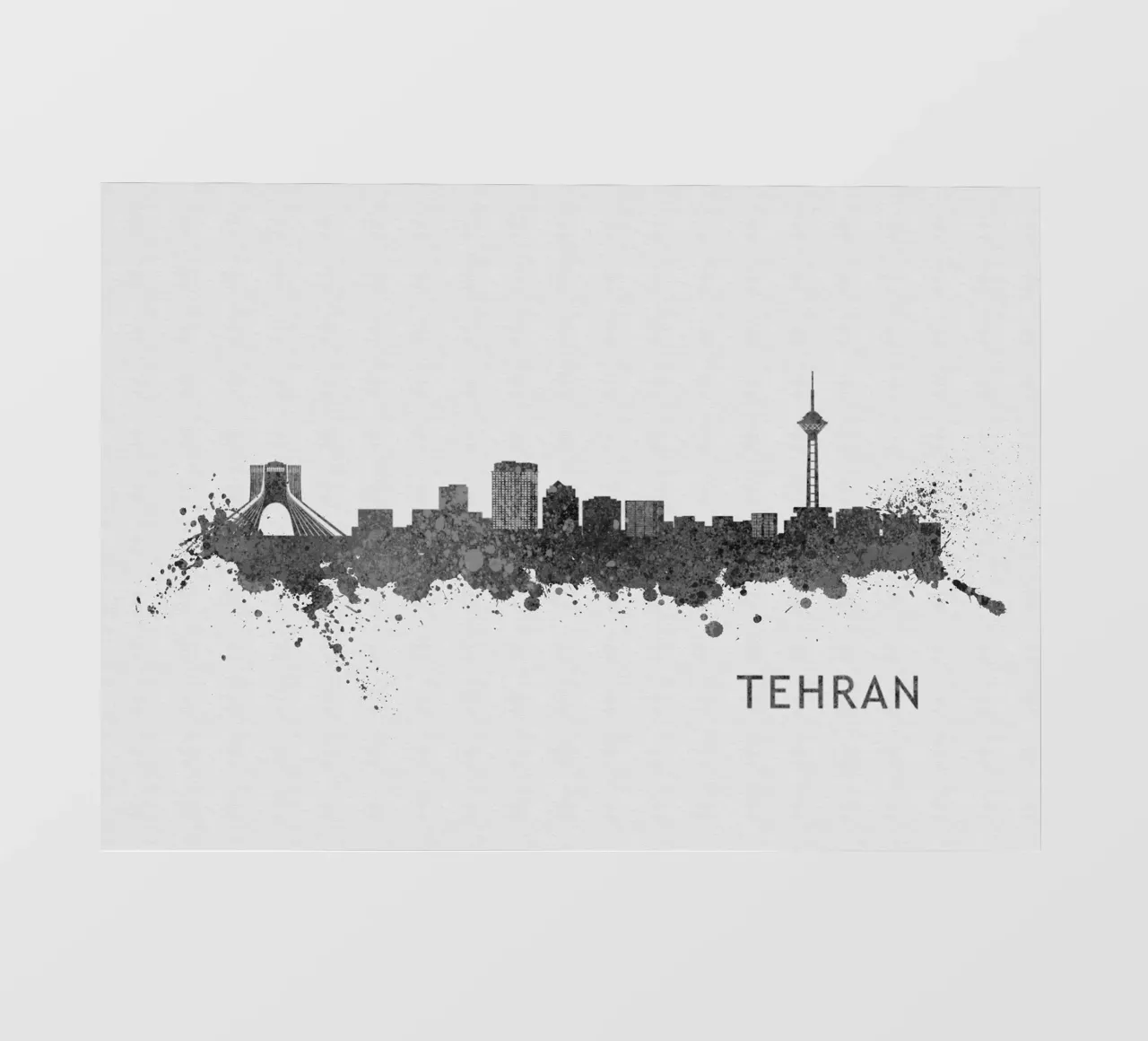 Tehran Iran pellicola backlit da Travelstudio