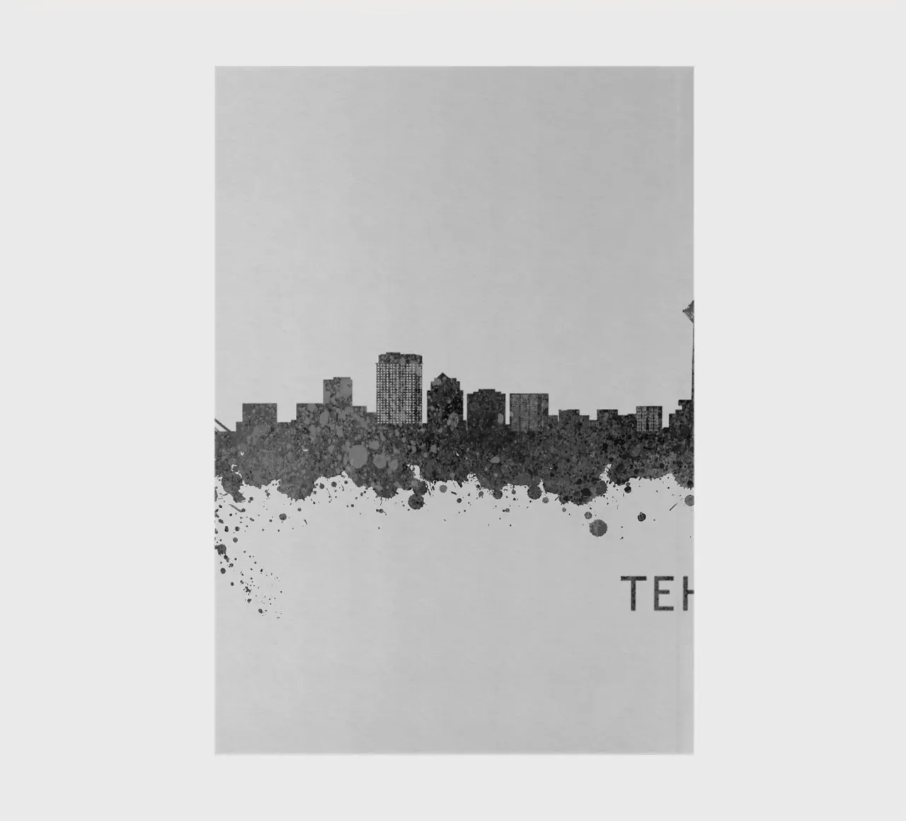 Tehran Iran notebook by Travelstudio