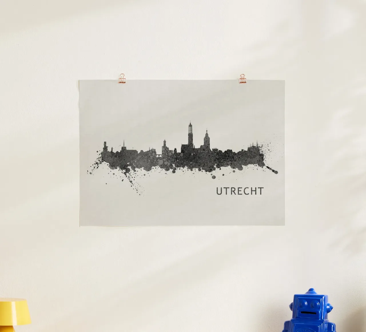 Utrecht Netherlands poster con telaio in plastica da Travelstudio