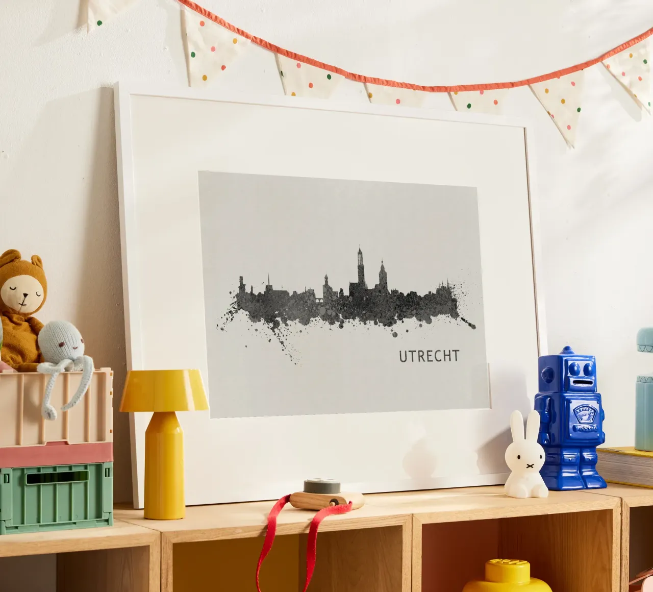Utrecht Netherlands poster con telaio in plastica da Travelstudio
