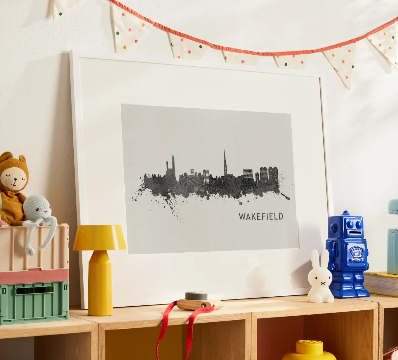 Wakefield England poster da Travelstudio