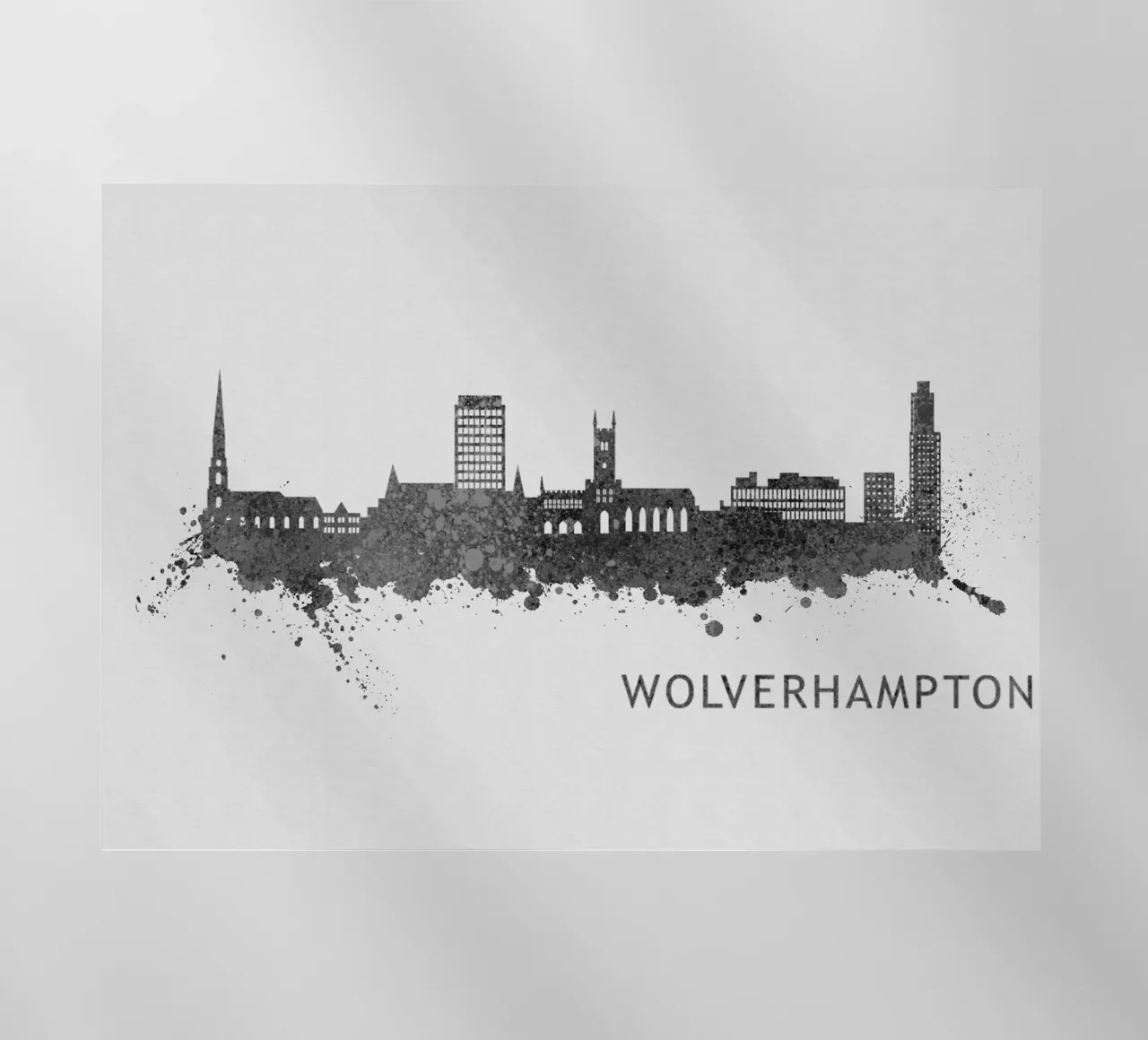 Wolverhampton England pellicola backlit da Travelstudio