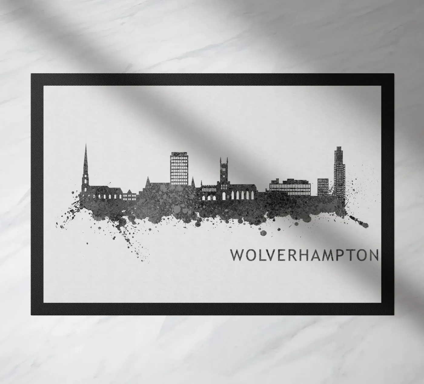 Wolverhampton England Fußmatte von Travelstudio