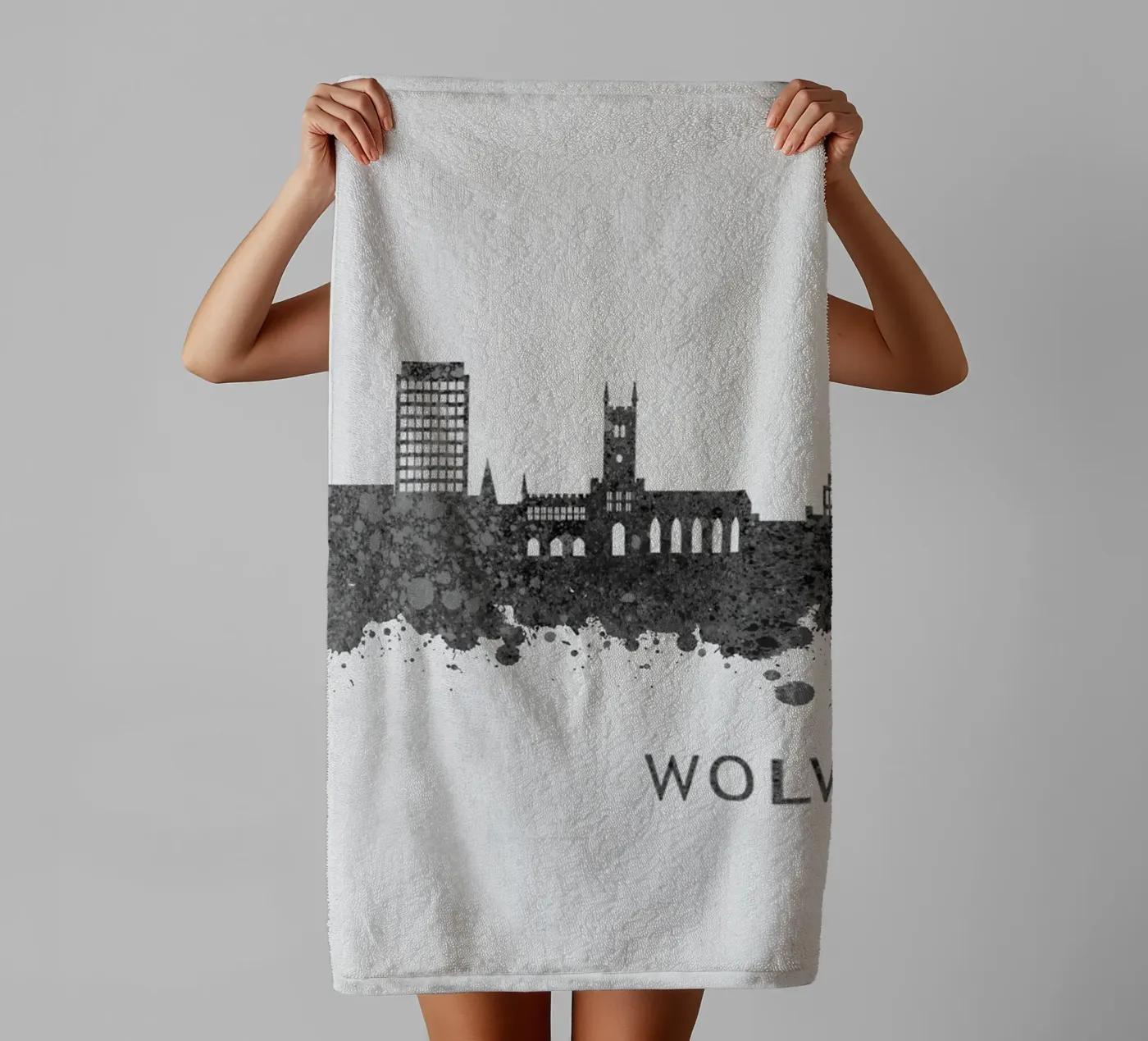 Wolverhampton England badhanddoek van Travelstudio