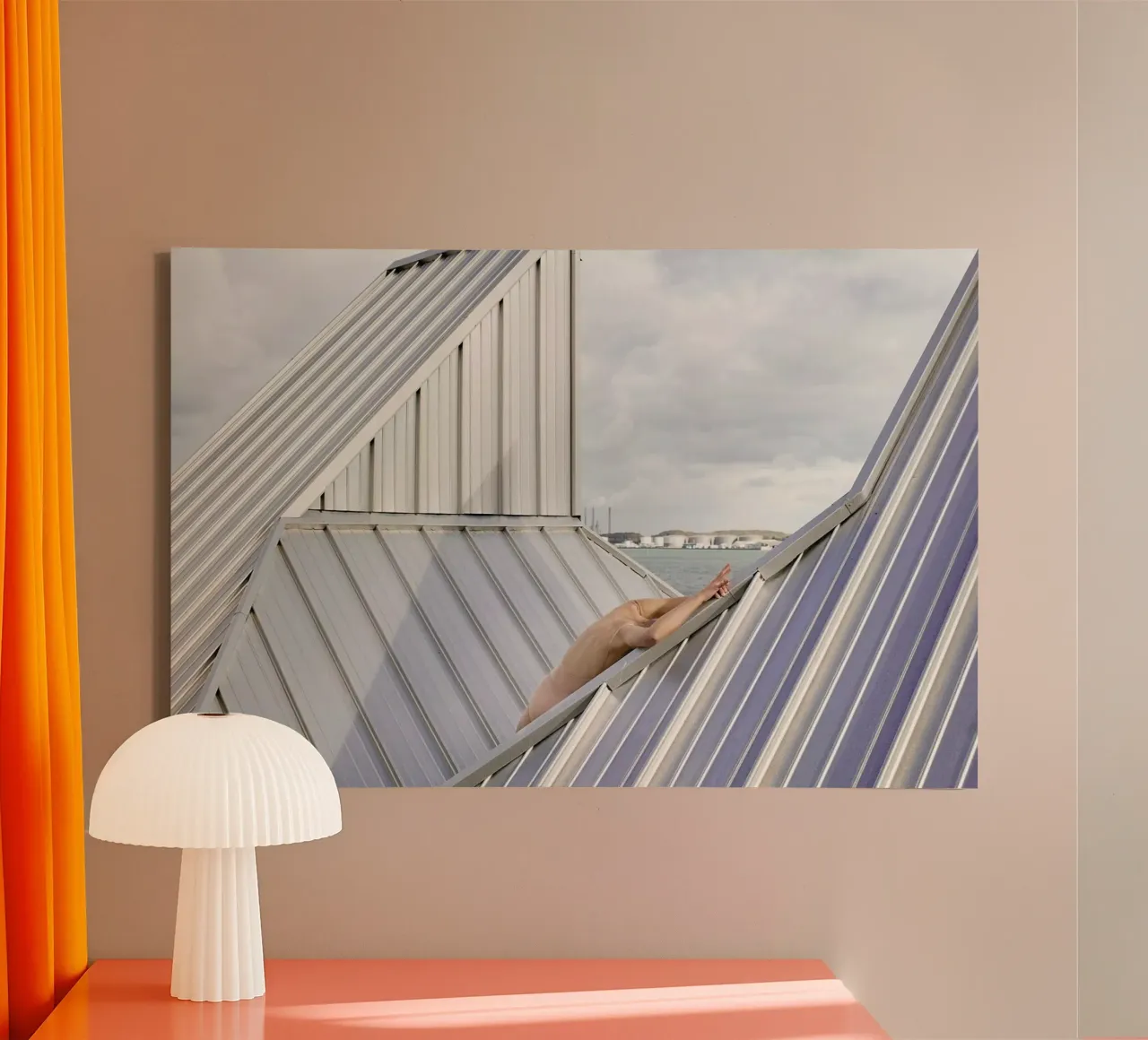 Aalborg #2 tela con Cornice a cassetta da The Urban Yoga