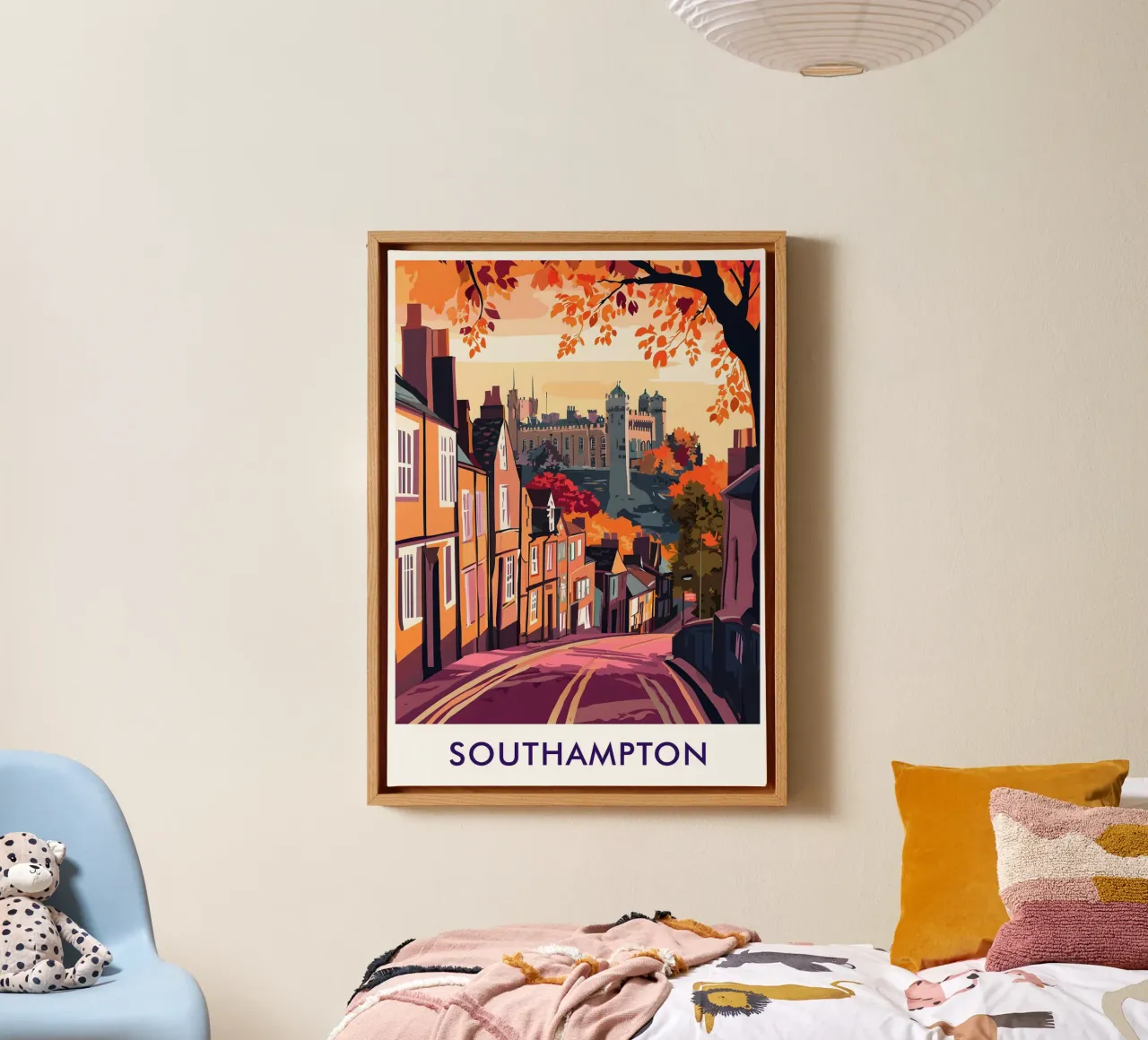 Bargate in Southampton City England tela con Cornice a cassetta da Travelstudio