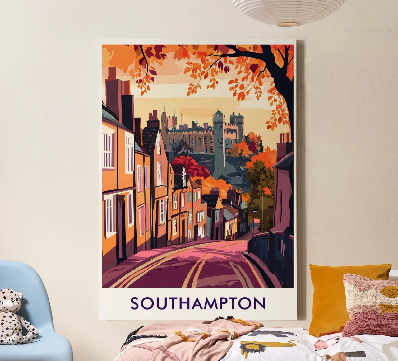 Bargate in Southampton City England tela con Cornice a cassetta da Travelstudio