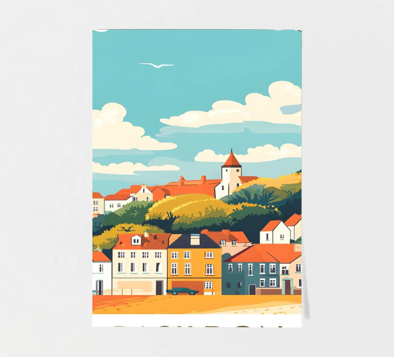 Basildon in England sticker sheet by Travelstudio