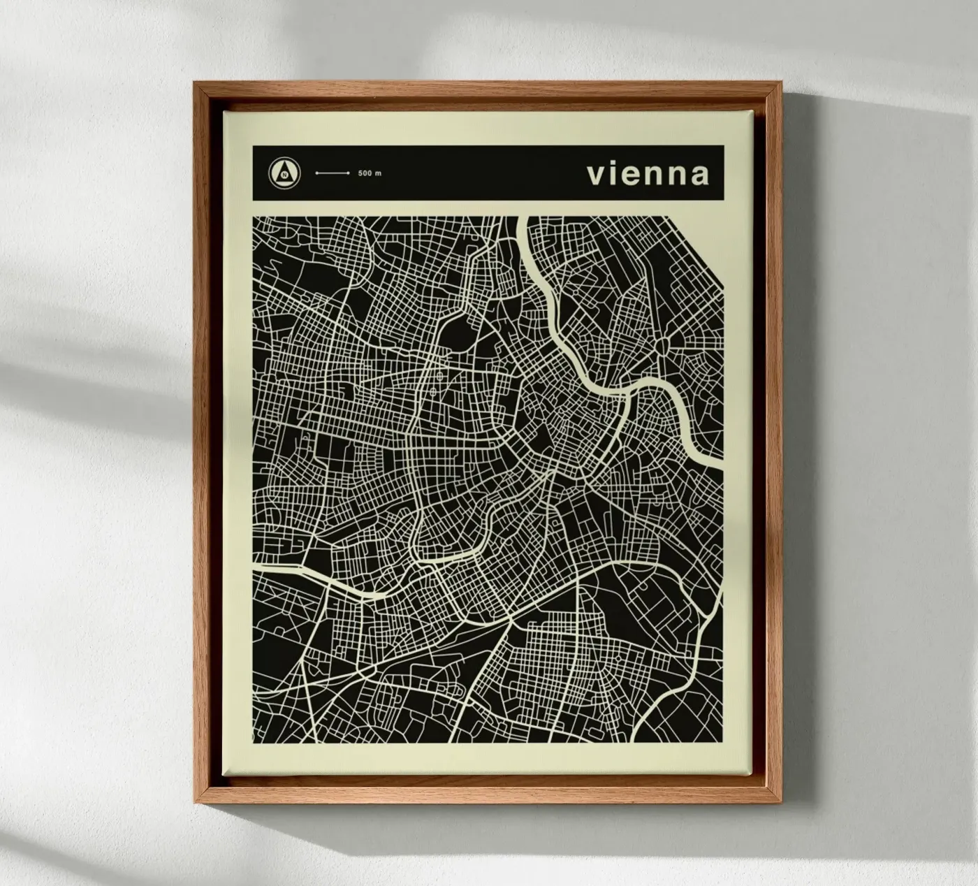 Vienna Map tela da Jazzberry Blue
