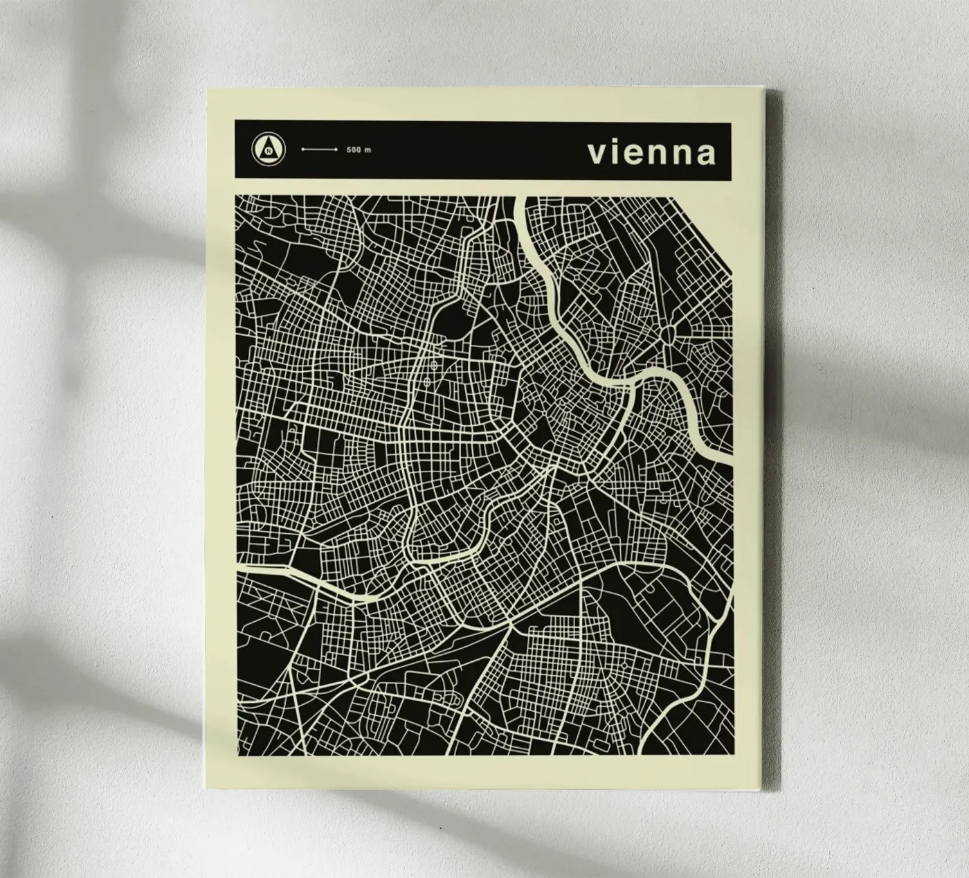 Vienna Map tela da Jazzberry Blue
