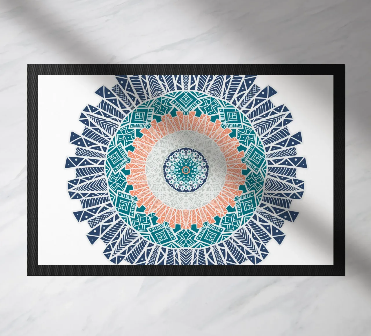 Mandala colorato zerbino da Spiritual Touch