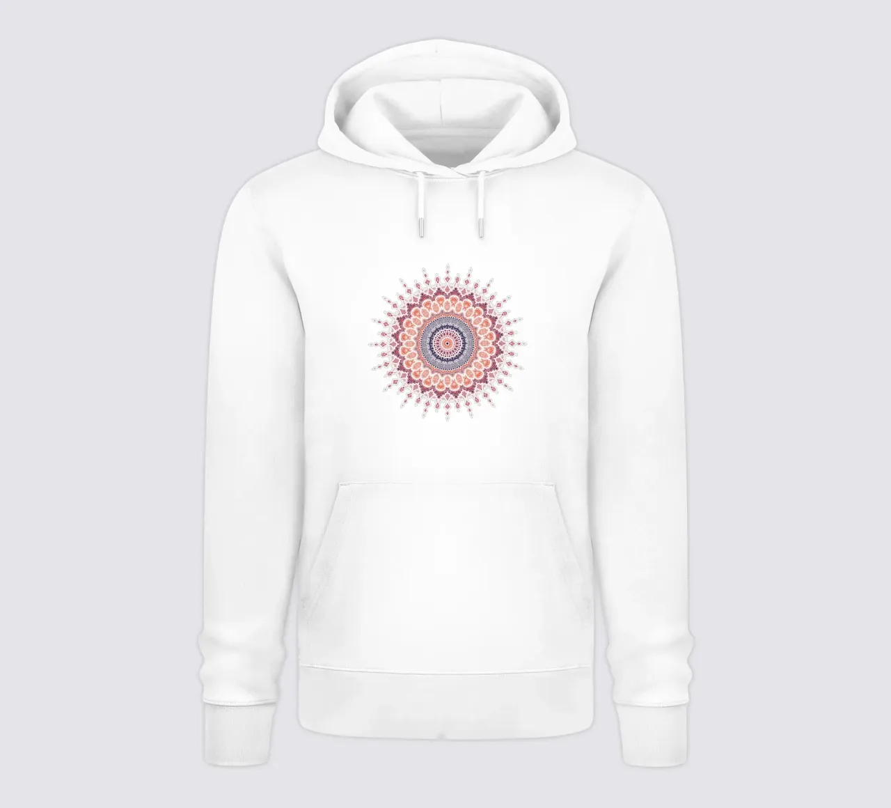 Mandala colorato felpa con cappuccio da Spiritual Touch