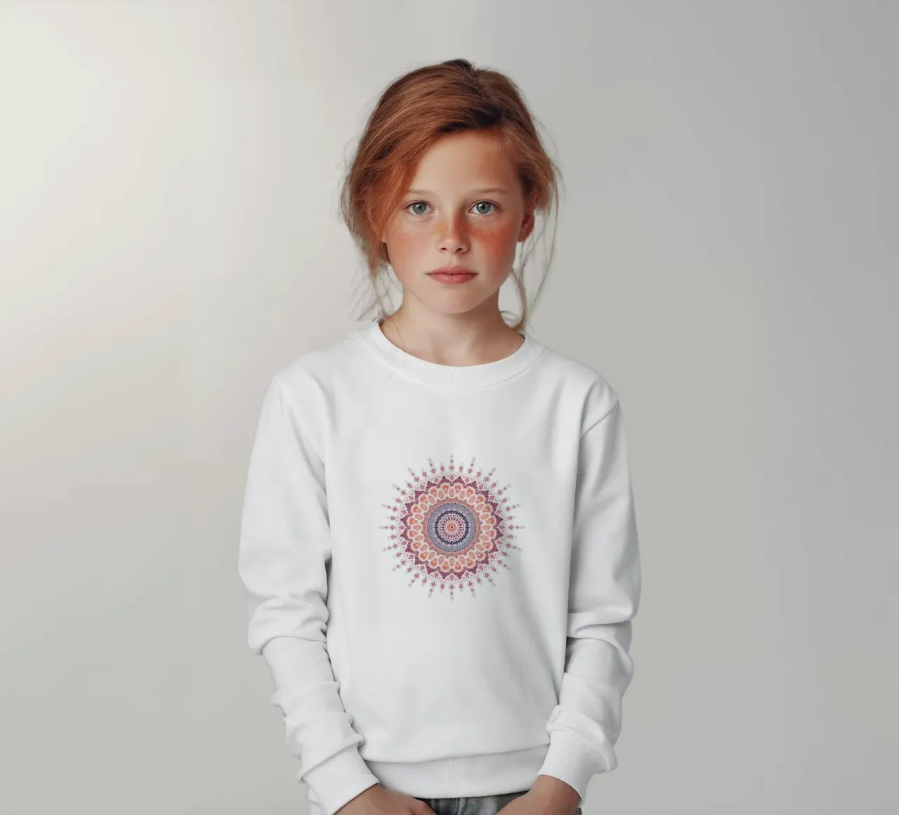 Mandala colorato felpa bambino da Spiritual Touch