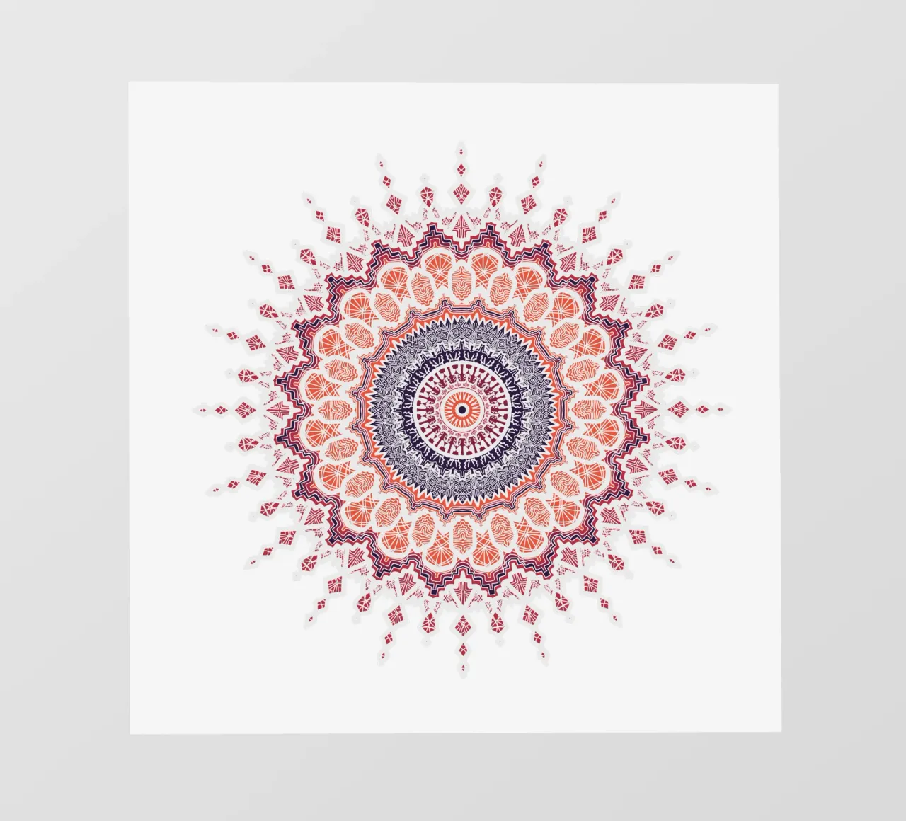 Mandala colorato pellicola backlit da Spiritual Touch