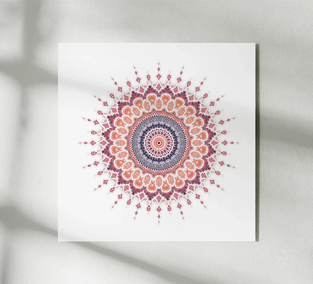 Mandala colorato plexiglass da Spiritual Touch