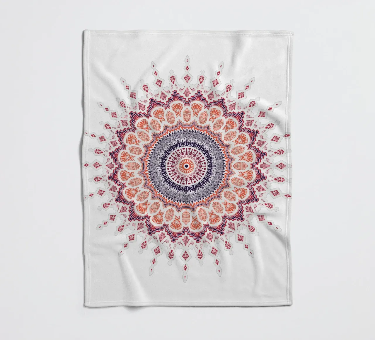 Mandala colorato coperta in pile da Spiritual Touch