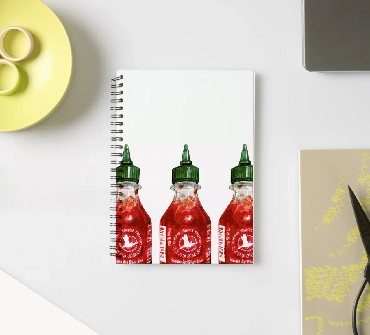 Saucy spiral notebook by Laura O'Connor
