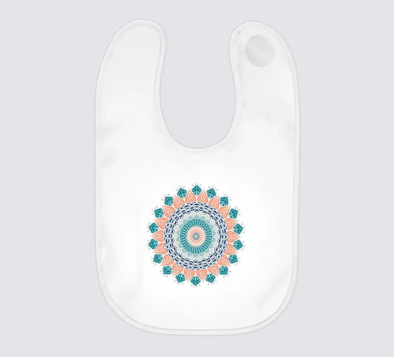 Mandala colorato bavaglino da Spiritual Touch