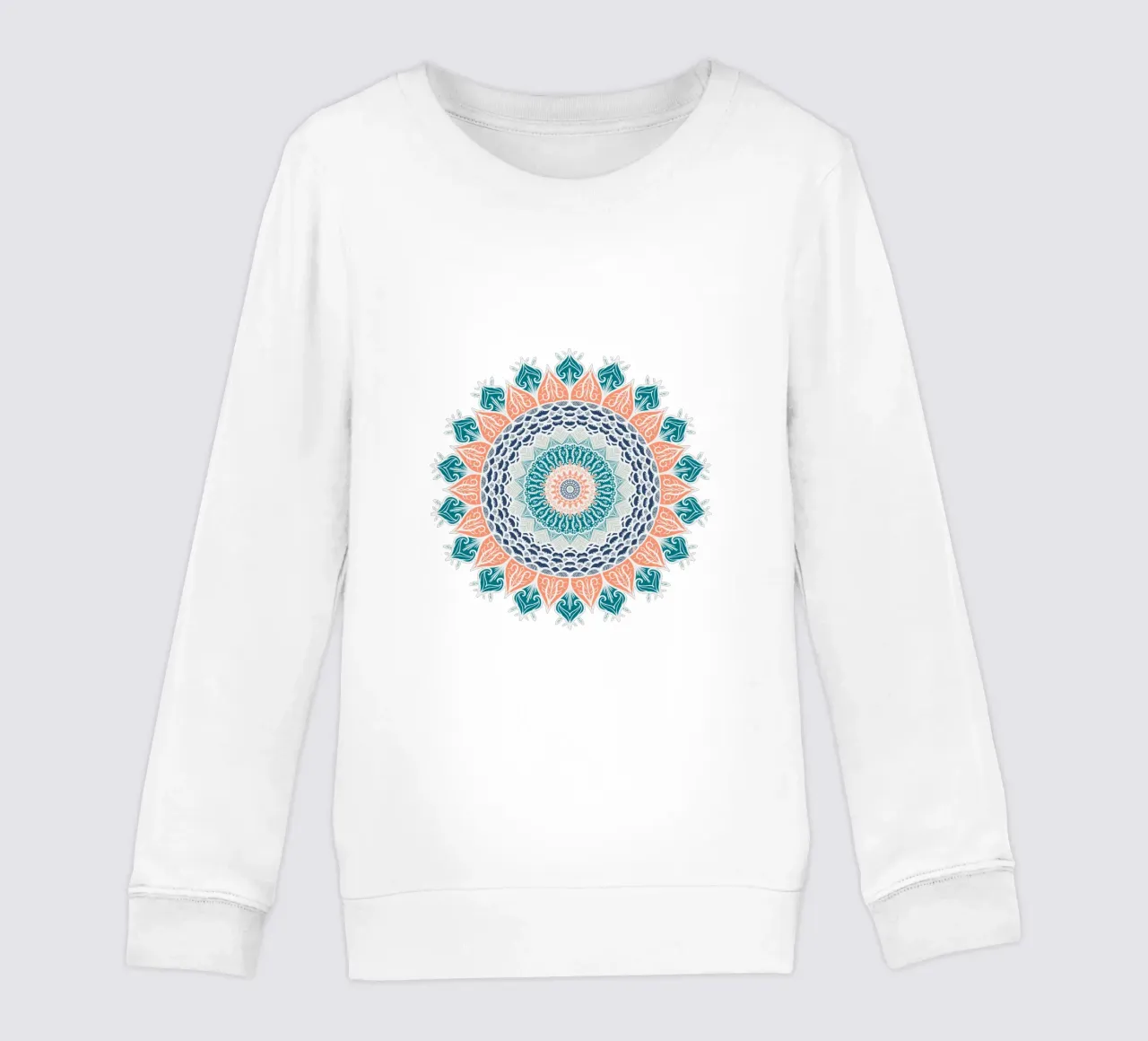 Mandala colorato felpa bambino da Spiritual Touch